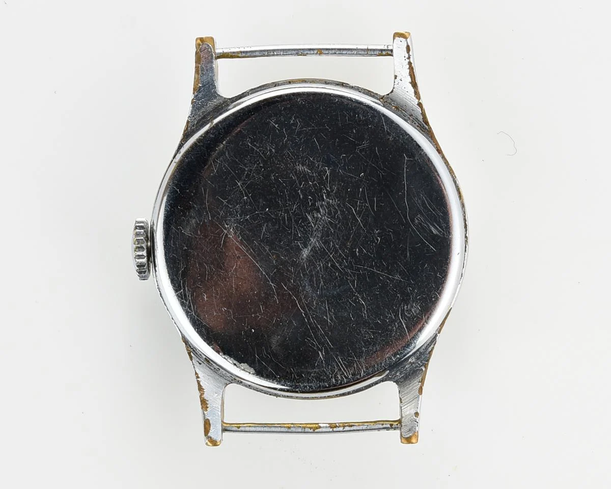 Vintage mechanical Pobeda wrist watch "red 12" - 4th quarter 1949