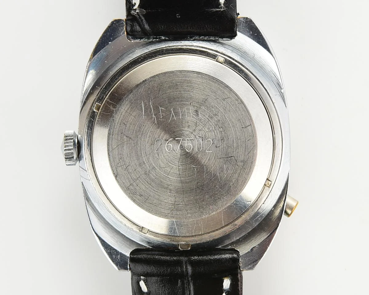 Soviet mechanical Poljot with Automatic self winding movement (export version)