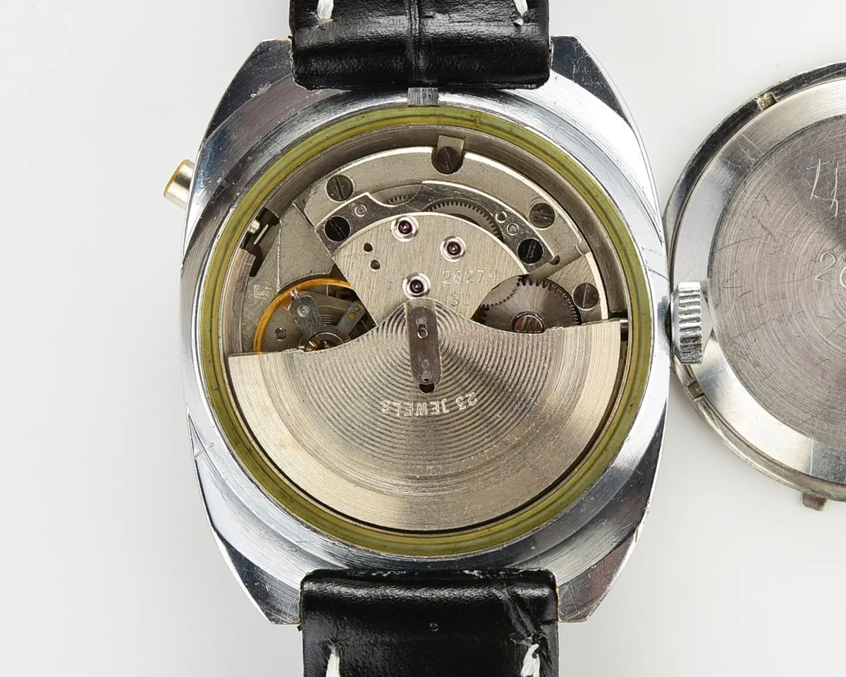 Soviet mechanical Poljot with Automatic self winding movement (export version)