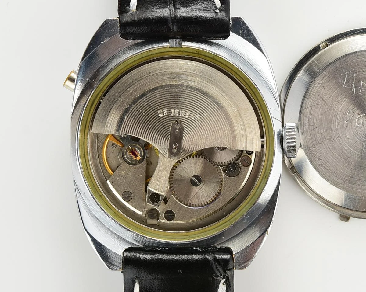 Soviet mechanical Poljot with Automatic self winding movement (export version)