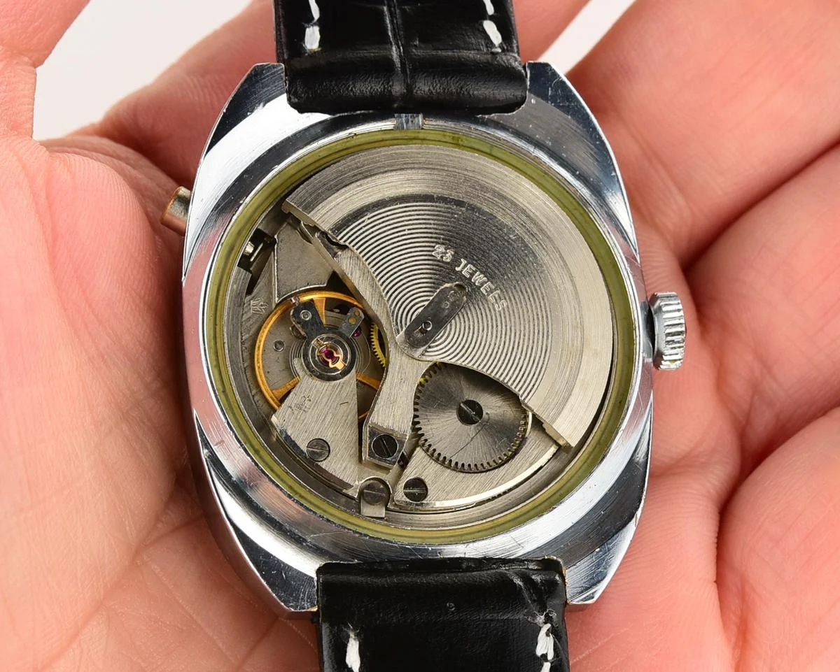 Soviet mechanical Poljot with Automatic self winding movement (export version)