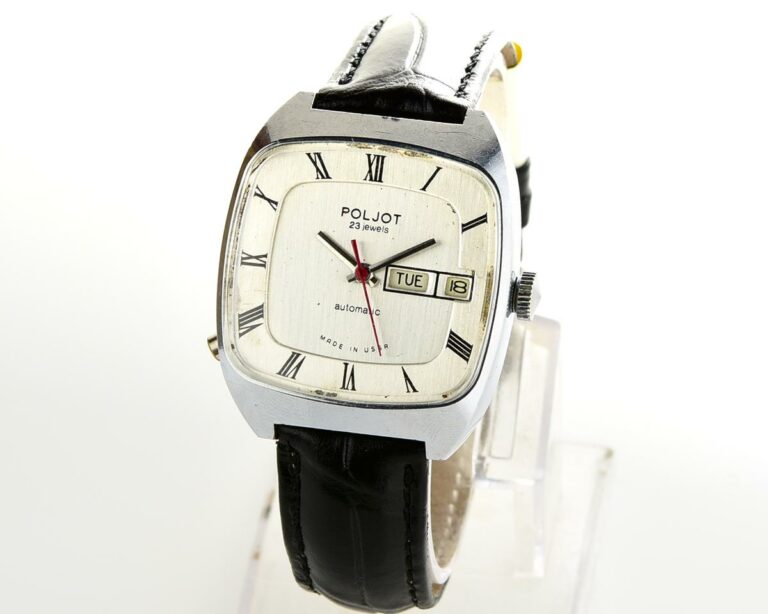 Soviet mechanical POLJOT with AUTOMATIC self winding movement (export version)