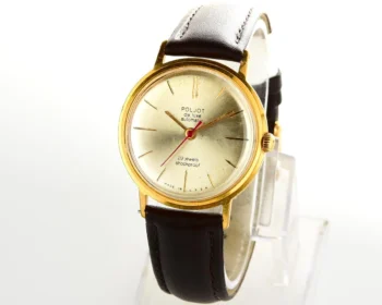 Beautiful automatic vintage gold-plated watch Poljot De Luxe!