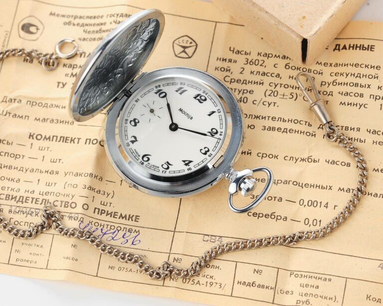 TIME CAPSULE: soviet Molnija mechanical pocket watch, New Old Stock(NOS)!