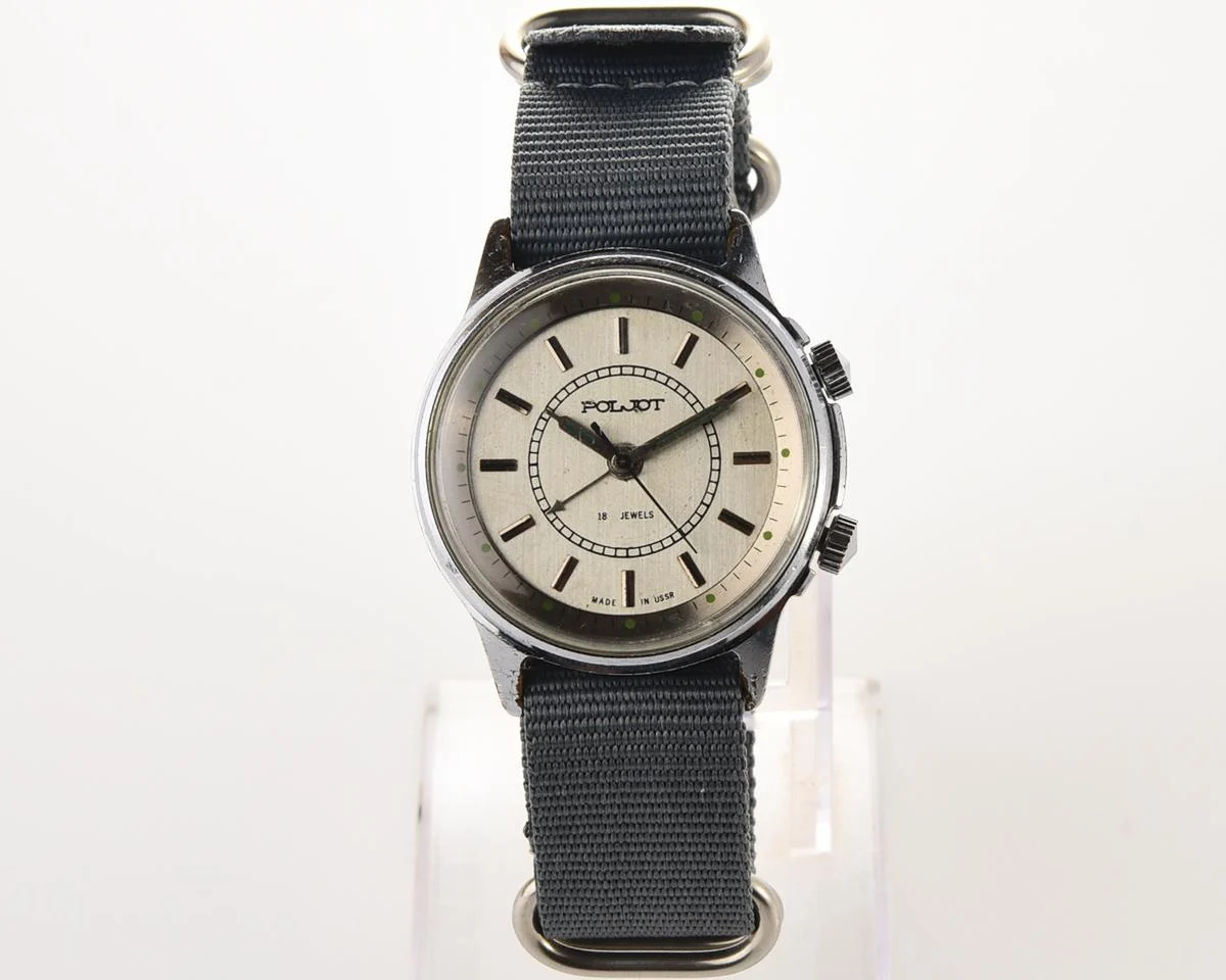 Poljot mechanical watch with alarm clock!