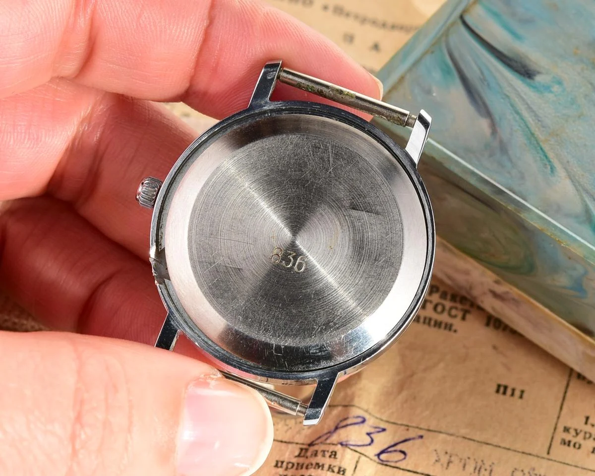 Excellent Raketa Copernicus Soviet mechanical watch with box and paper!