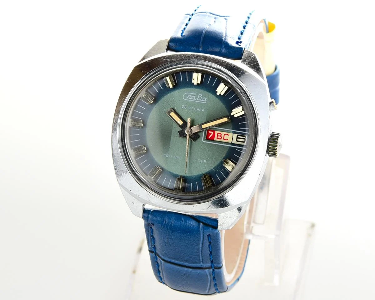 Slava Soviet mechanical vintage watch