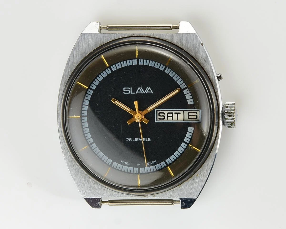Slava Soviet mechanical vintage watch