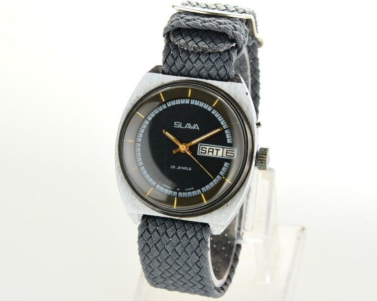 Slava soviet mechanical vintage watch