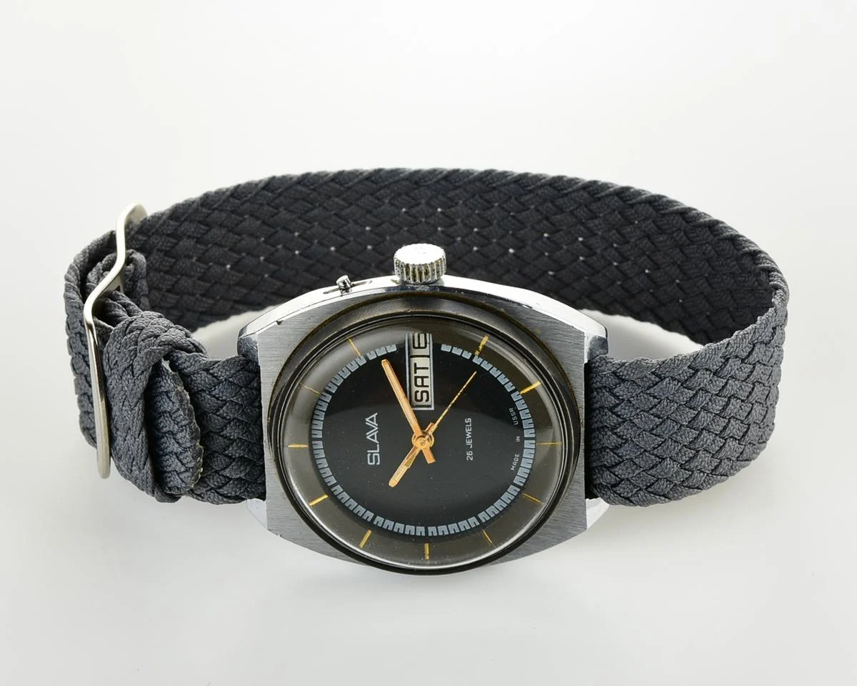 Slava Soviet mechanical vintage watch