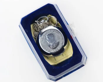 TIME CAPSULE: Molnija pocket watch Stalin - Victory over Germany - New Old Stock!