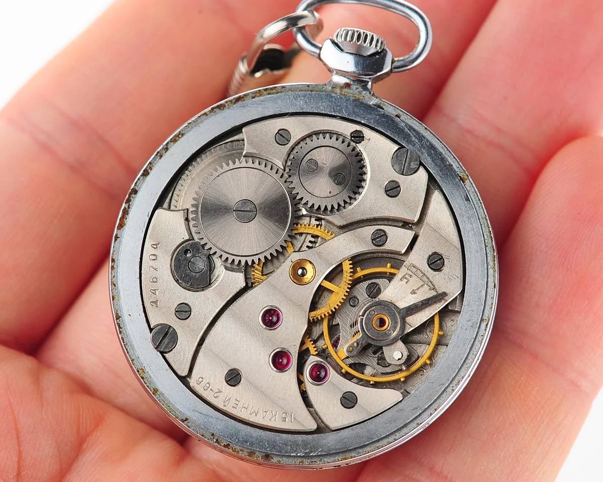 watch Molnija pocket vintage 2-66 7340-0046