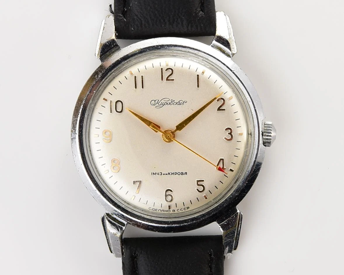 Rare! Beautiful vintage Soviet wristwatch from 1950s - Kirovskie 1st Moskow Watch Factory