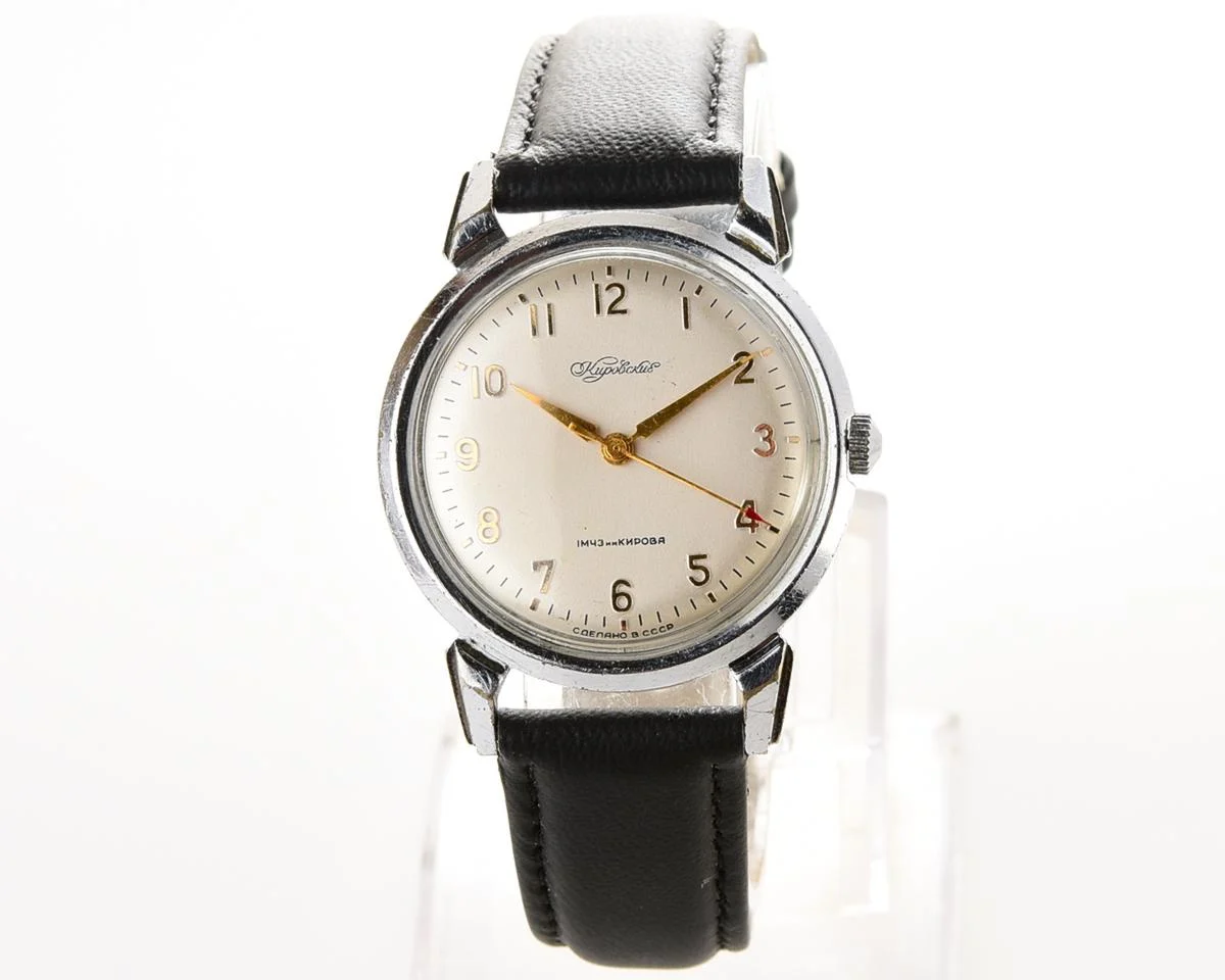 Rare! Beautiful vintage Soviet wristwatch from 1950s - Kirovskie 1st Moskow Watch Factory