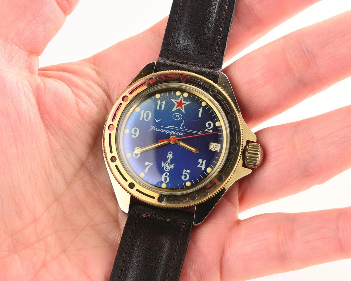 Vostok Commander's watch - Komandirskie Submarine!