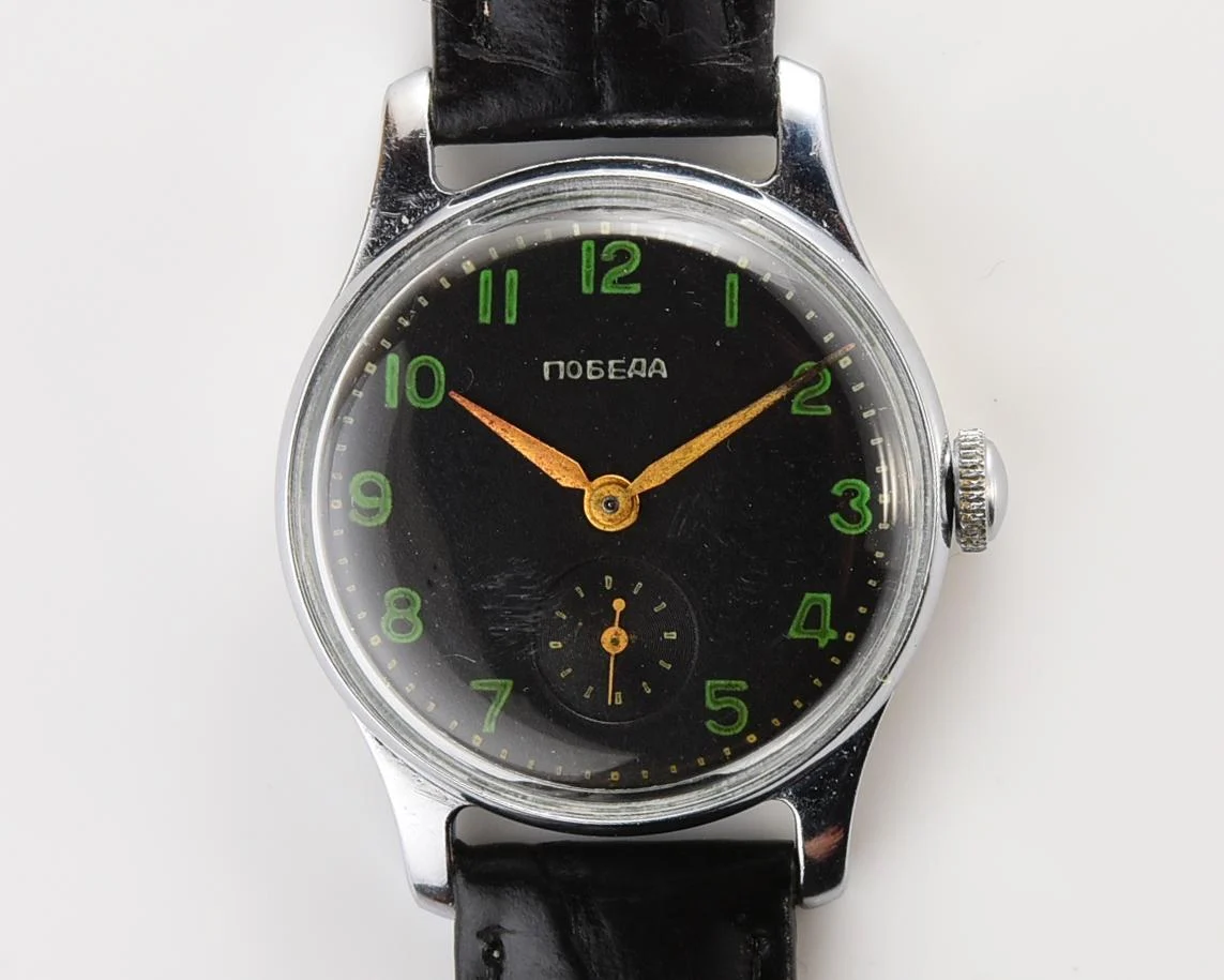 Vintage Soviet mechanical watch Pobeda