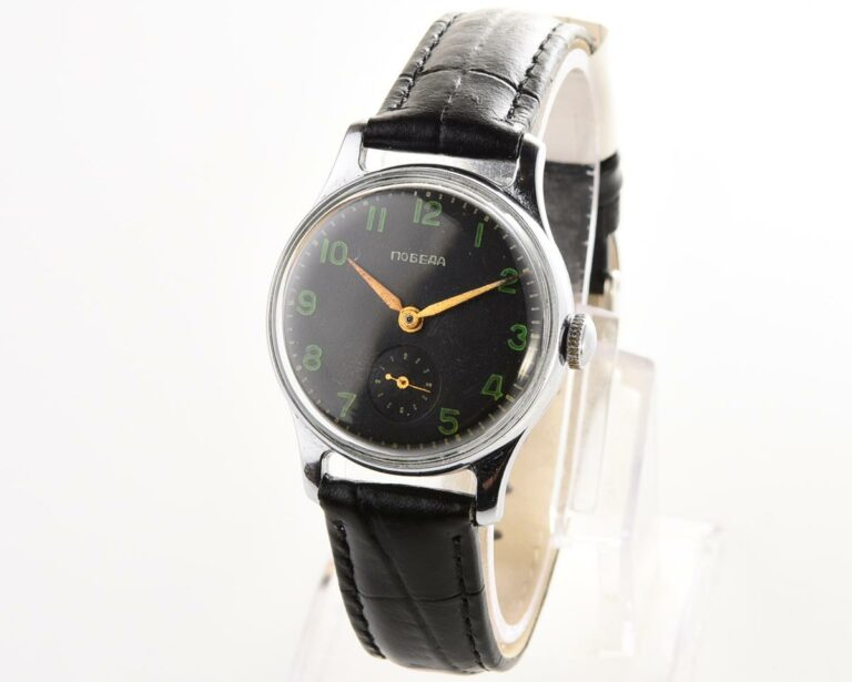 Vintage soviet mechanical watch POBEDA