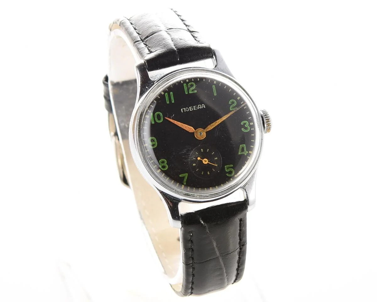 Vintage Soviet mechanical watch Pobeda