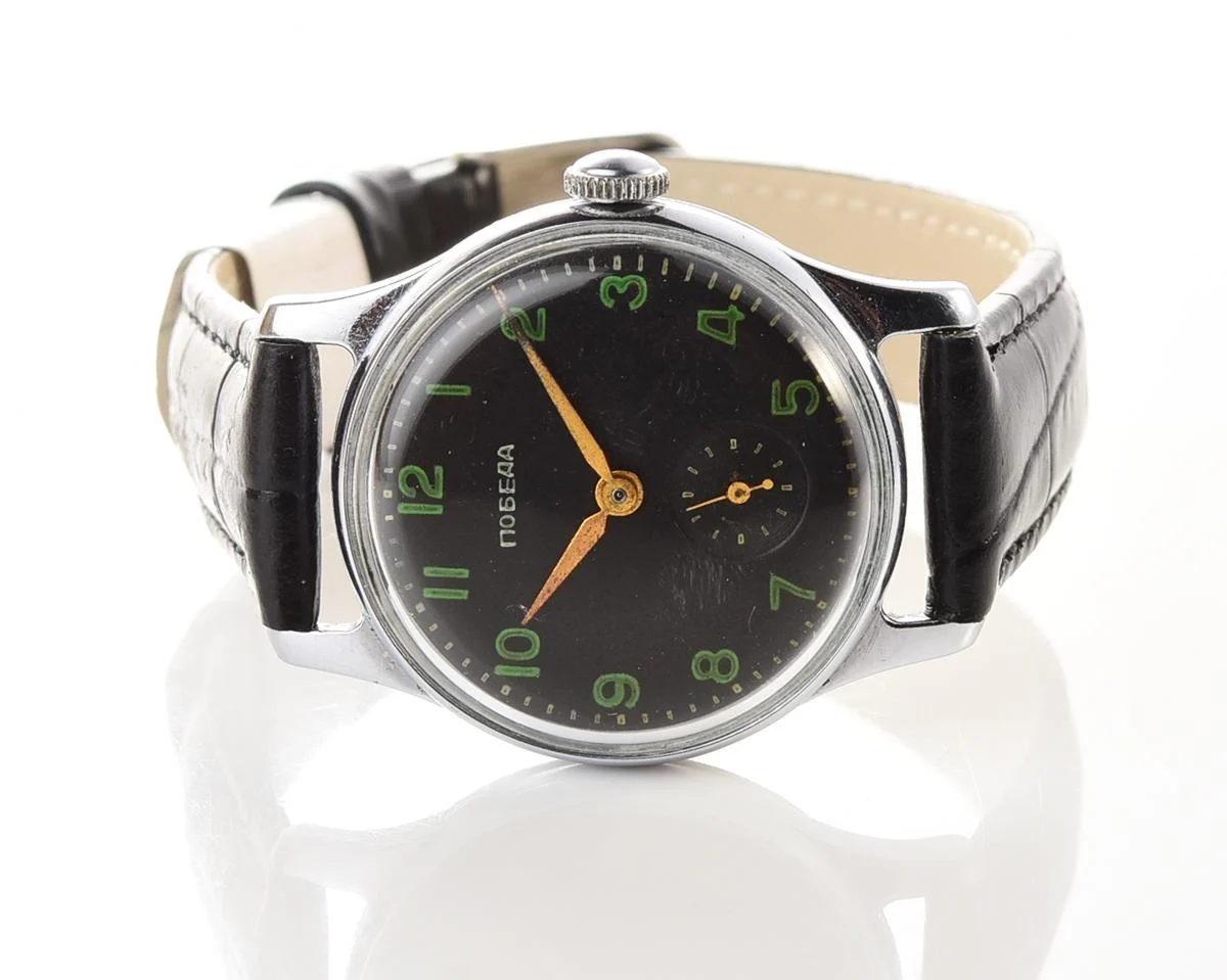 Vintage Soviet mechanical watch Pobeda