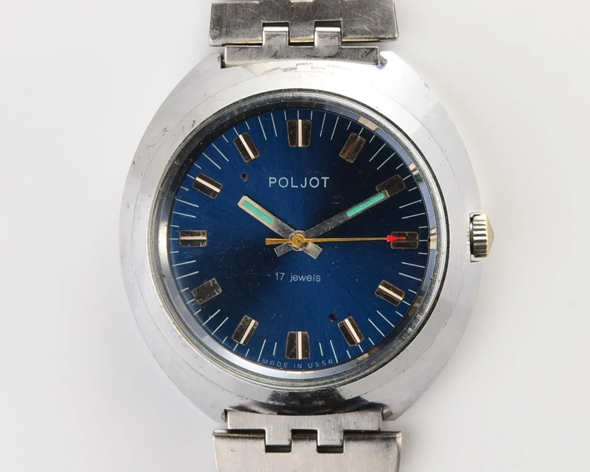 Soviet Poljot mechanical wrist watch