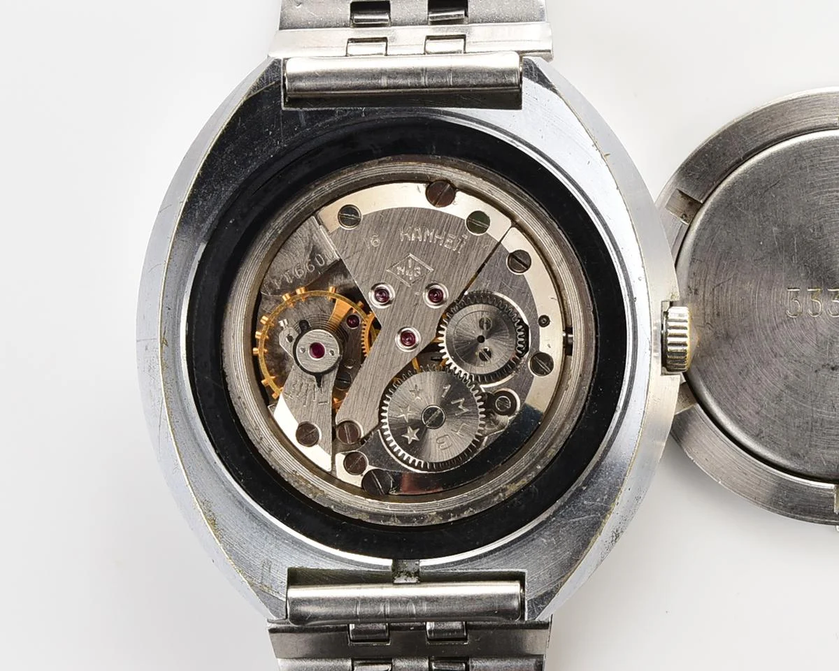 Soviet Poljot mechanical wrist watch