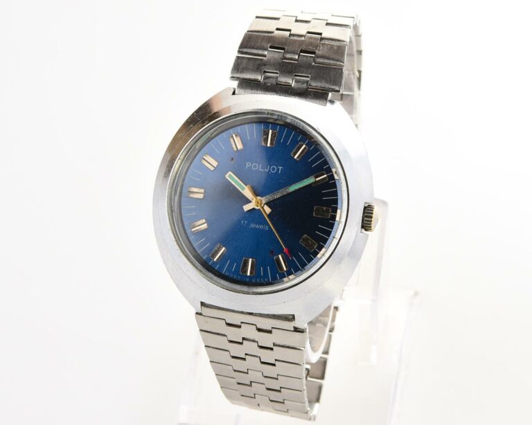Soviet POLJOT mechanical wrist watch