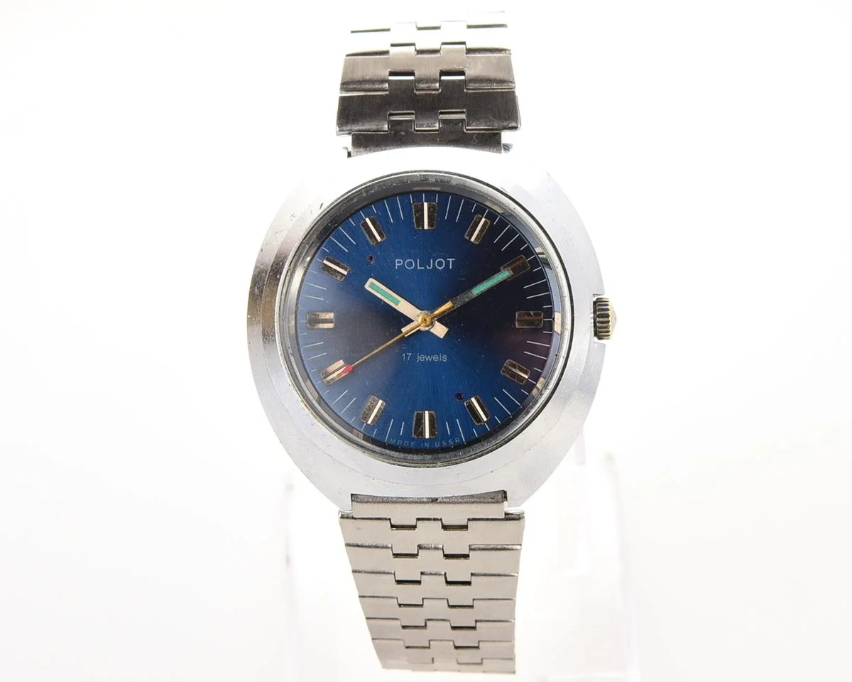 Soviet Poljot mechanical wrist watch