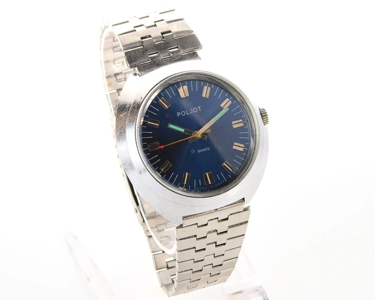 Soviet Poljot mechanical wrist watch