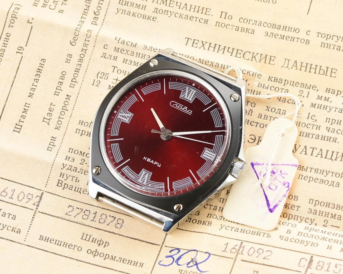 TIME CAPSULE: Soviet Slava with quartz movement – New Old Stock (NOS)!