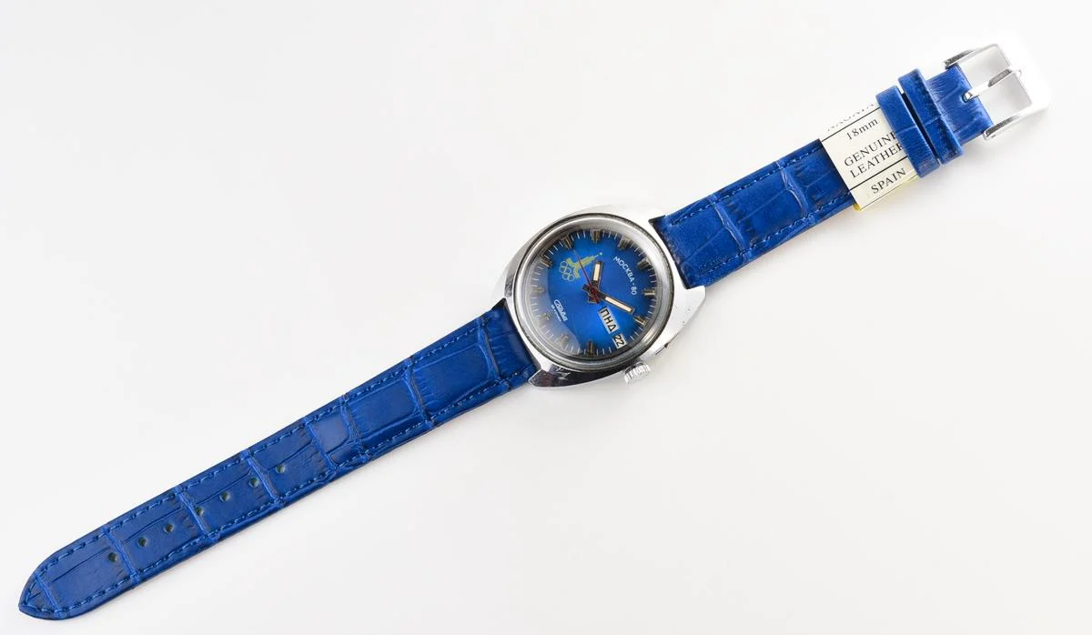 Soviet vintage Slava Moskwa 80 mechanical watch – Olympic 1980 edition!