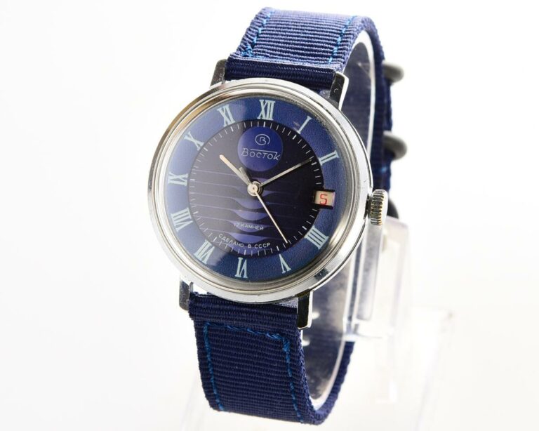 Uncommon soviet Wostok (Vostok) mechanical wristwatch with intricate dial