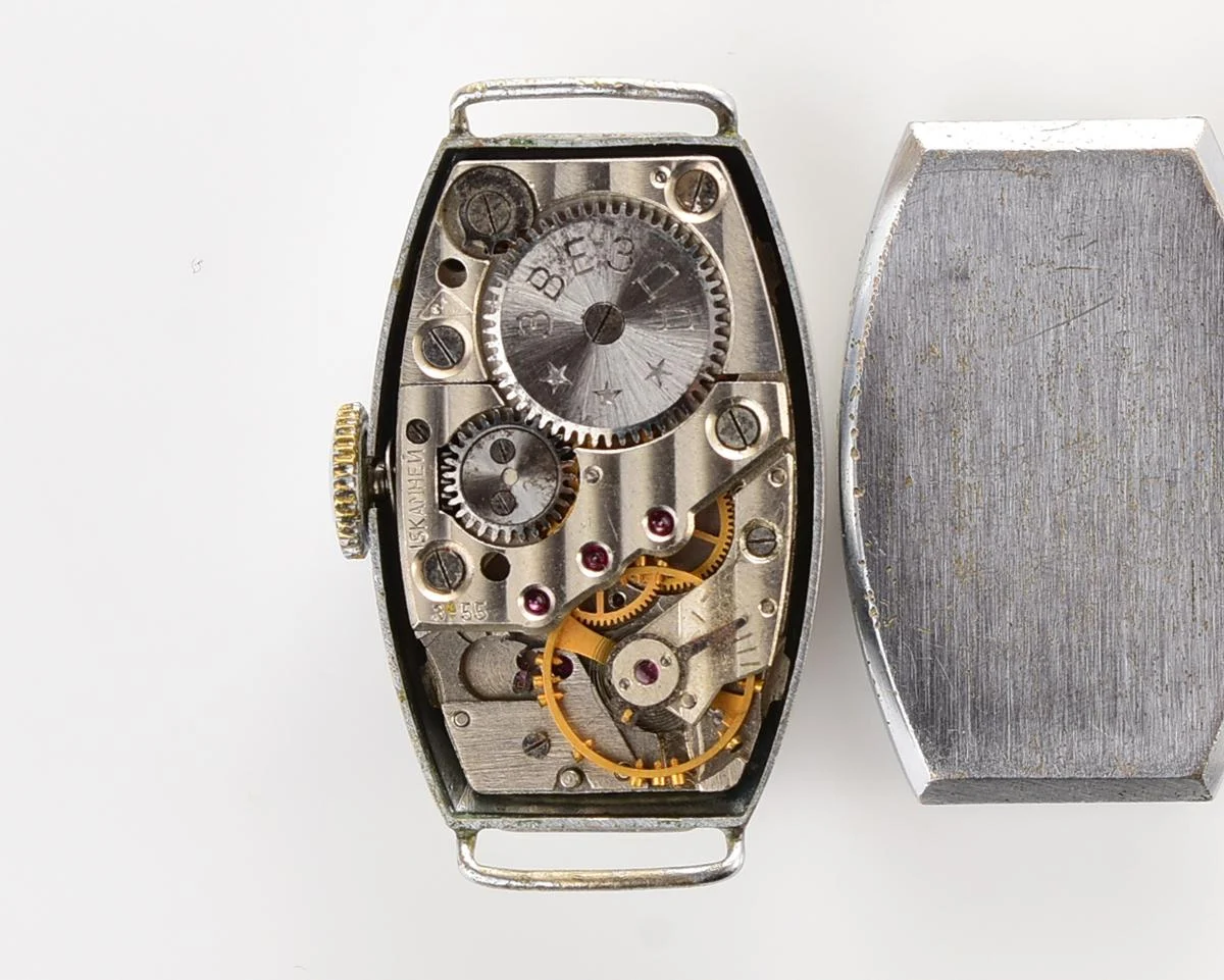 Vintage Soviet mechanical Zvezda watch, 3rd quarter of 1955
