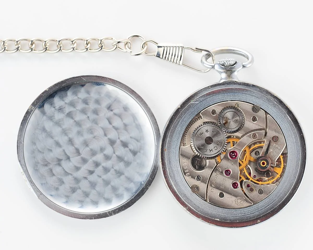 Rare: Iskra vintage Soviet pocket watch, from 1956!