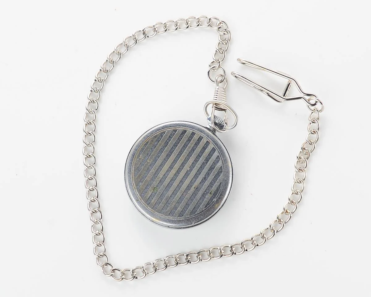 Molnija open face vintage Soviet pocket watch