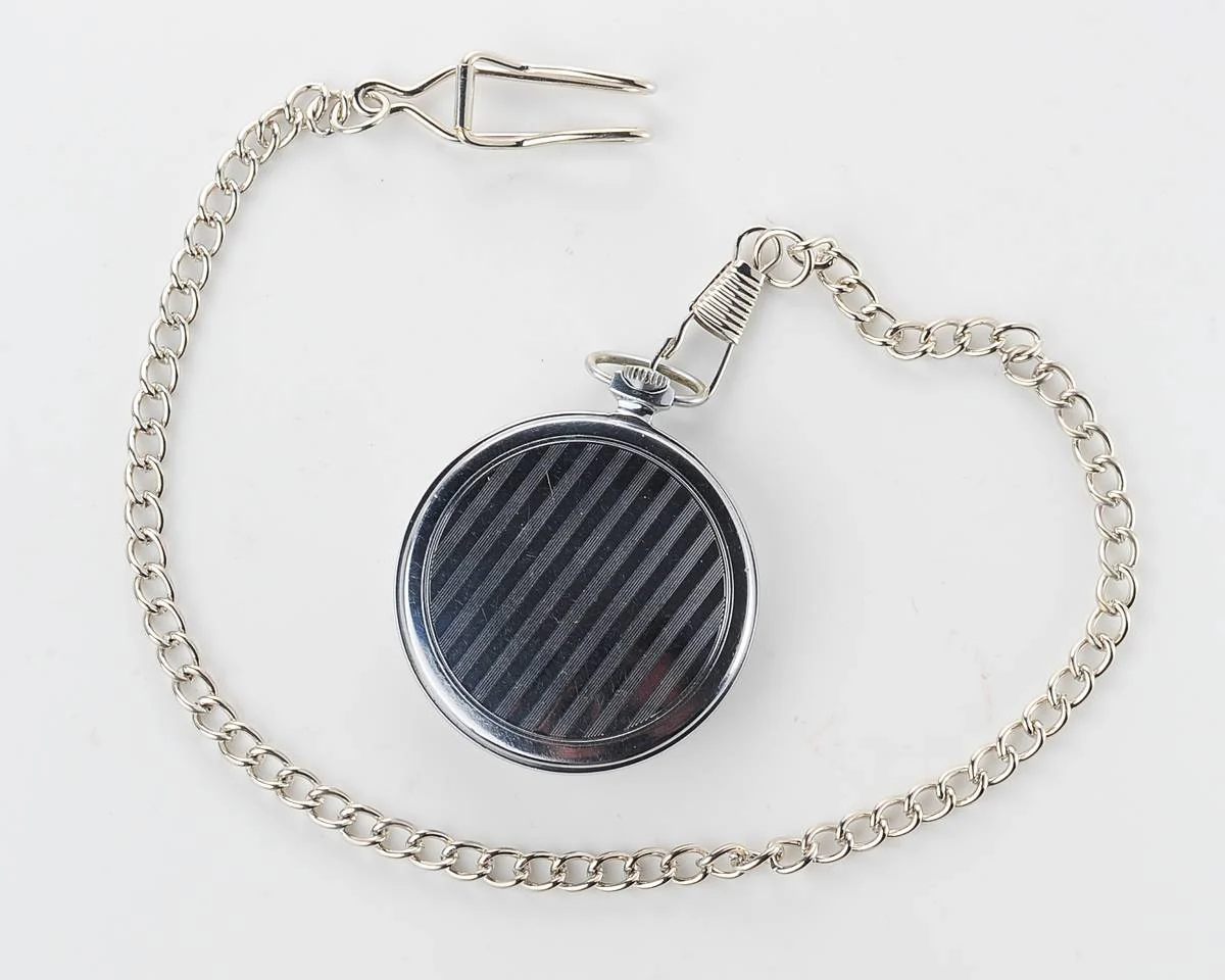 Molnija open face vintage Soviet pocket watch