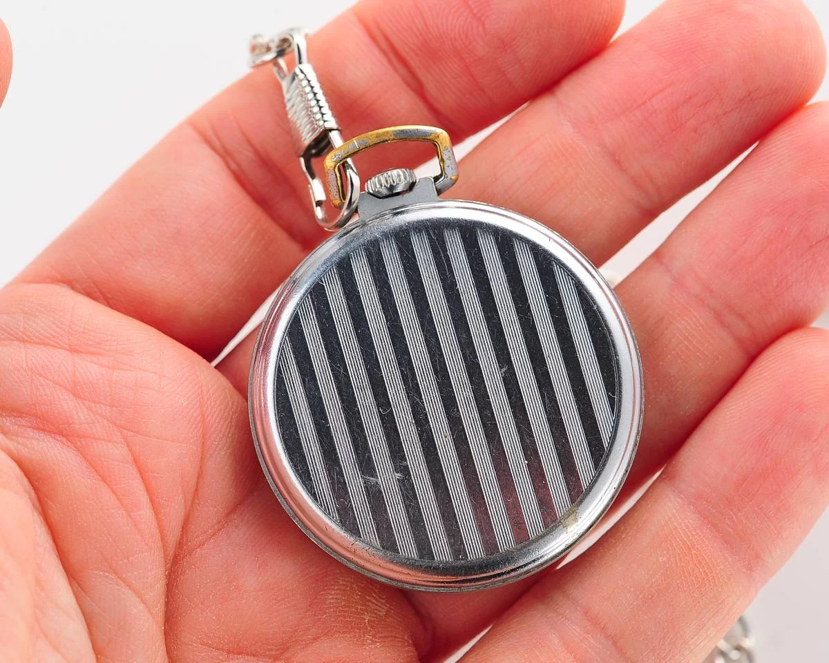 Molnija open face vintage Soviet pocket watch with precision balance!