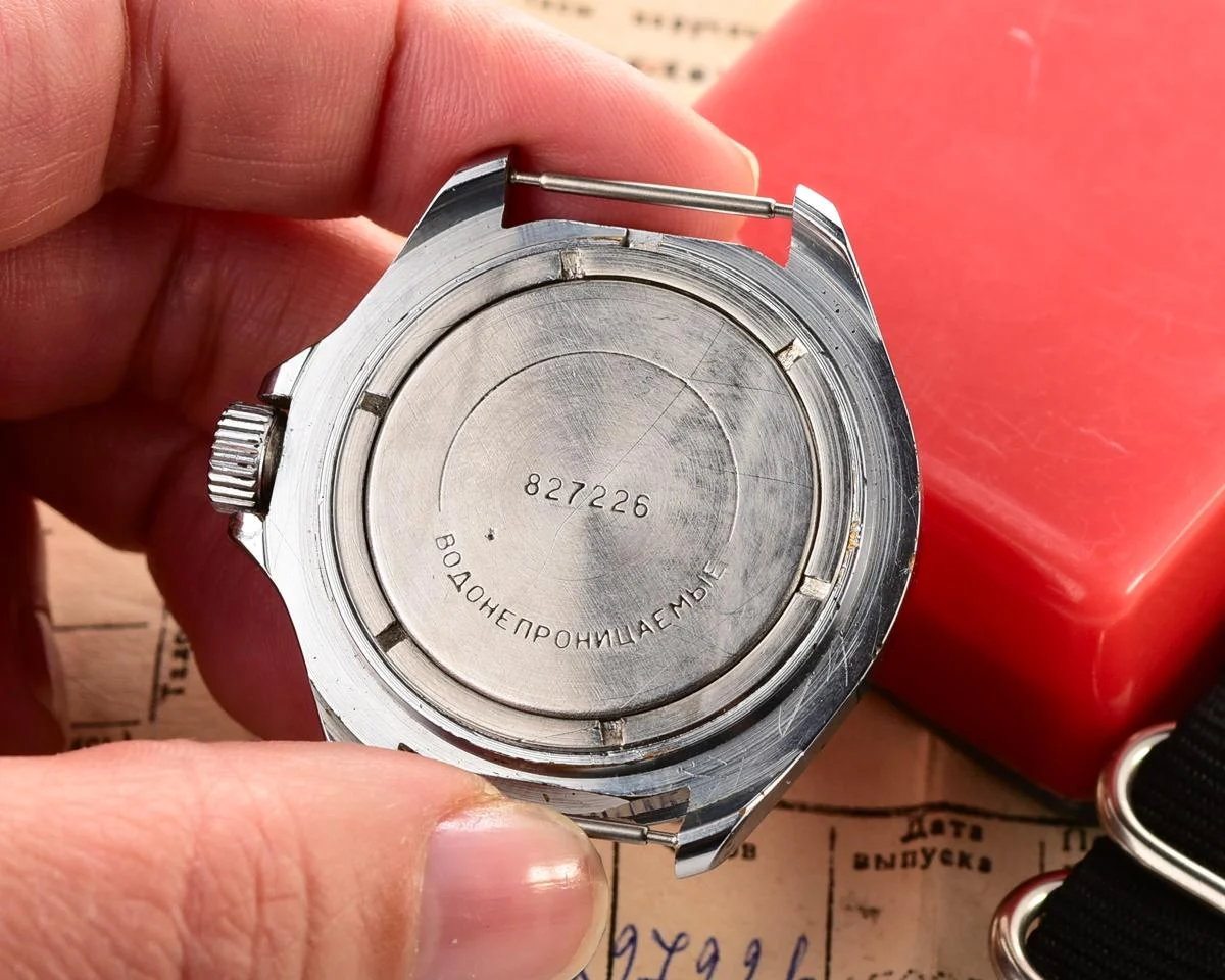 Vostok Komandirskie mechanical watch with box and paper!