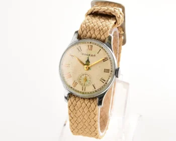 Vintage Soviet mechanical Pobeda wrist watch, PChZ