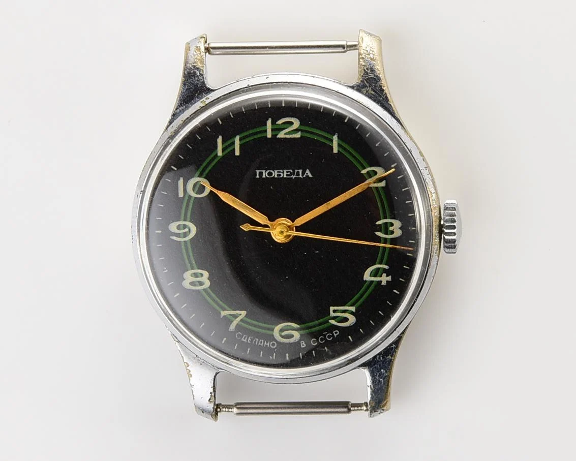 Vintage Soviet mechanical Pobeda wrist watch