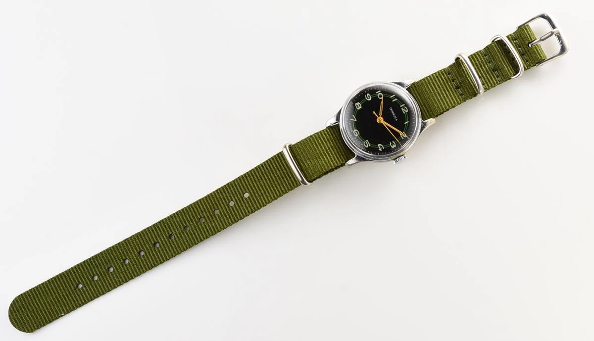 Vintage Soviet mechanical Pobeda wrist watch