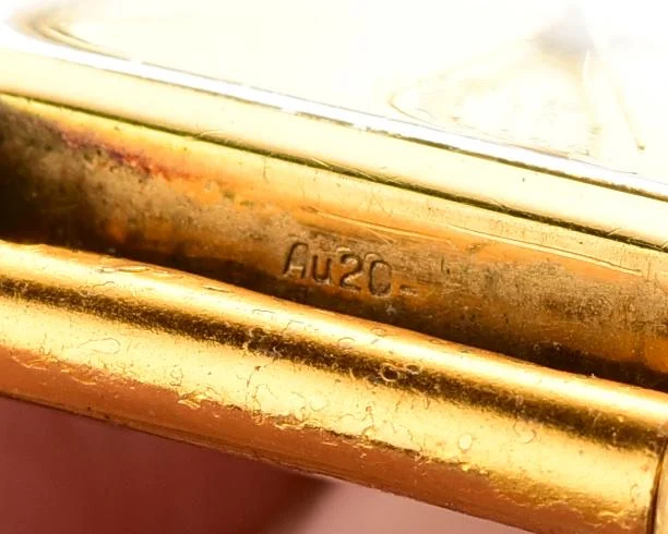 Rare! Beautiful vintage Poljot De Luxe mechanical gold-plated watch with original gold-plated bracelet