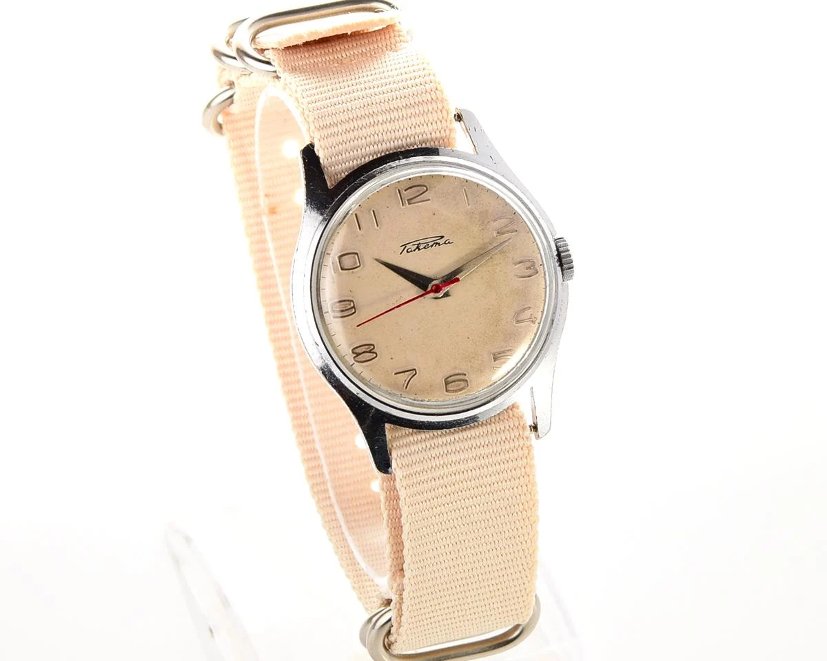 Vintage Soviet wristwatch Raketa Baltica