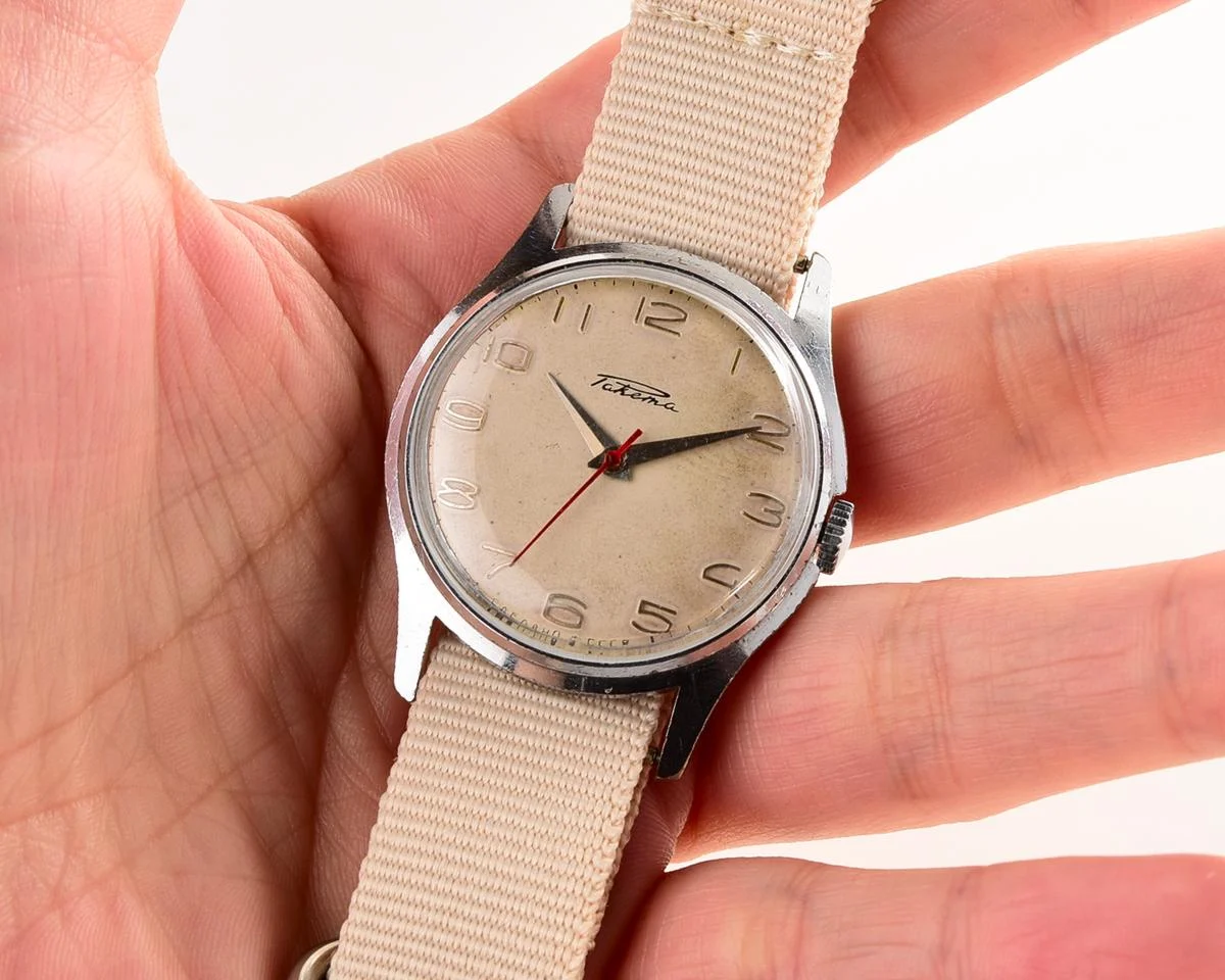Vintage Soviet wristwatch Raketa Baltica