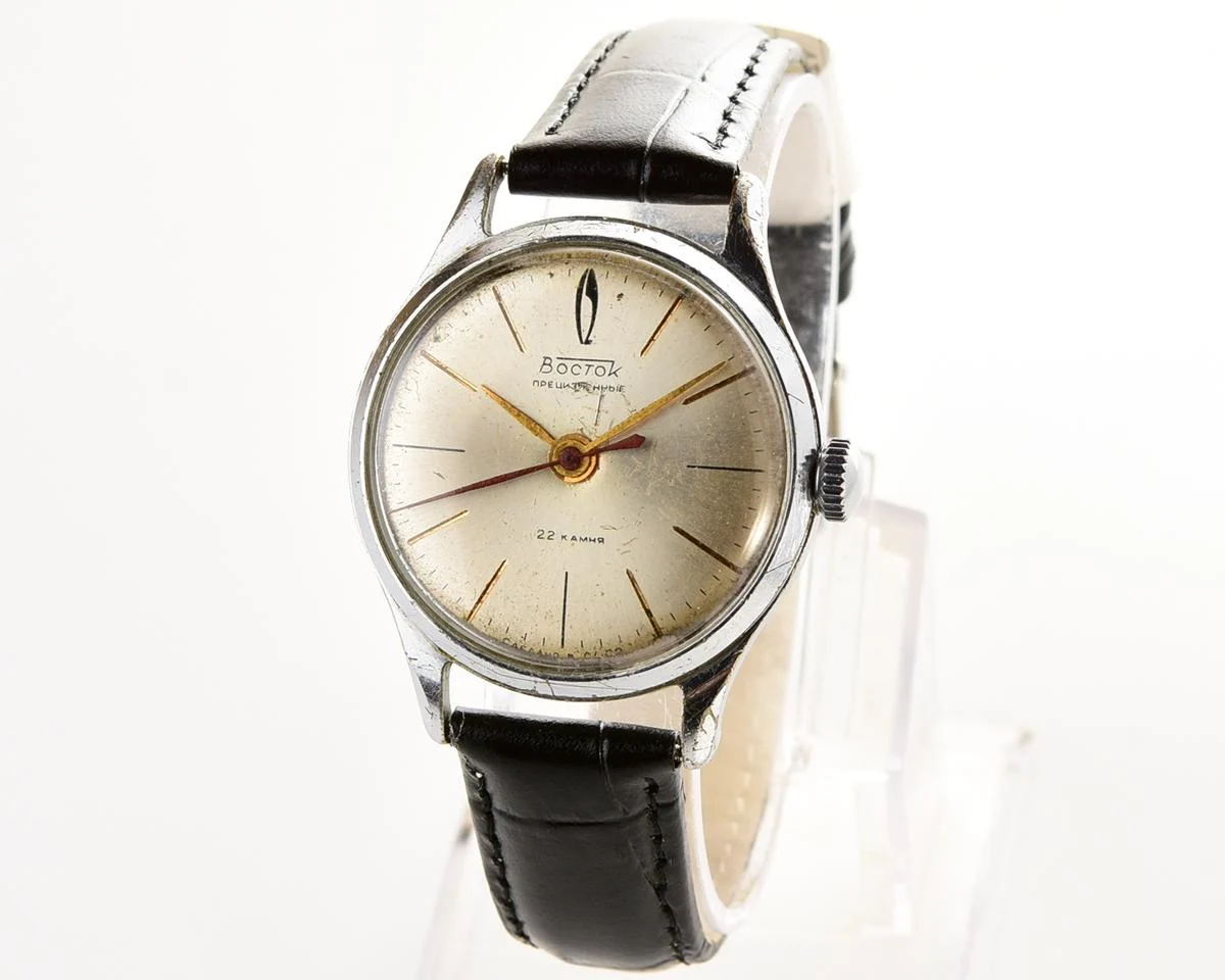 Original Soviet Wostok (Vostok) mechanical wrist watch from 1958, early domestic version!