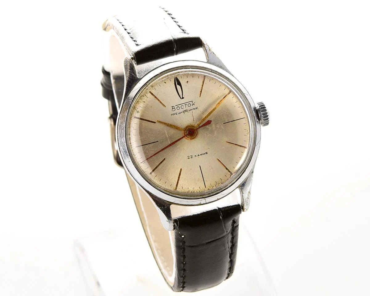Original Soviet Wostok (Vostok) mechanical wrist watch from 1958, early domestic version!