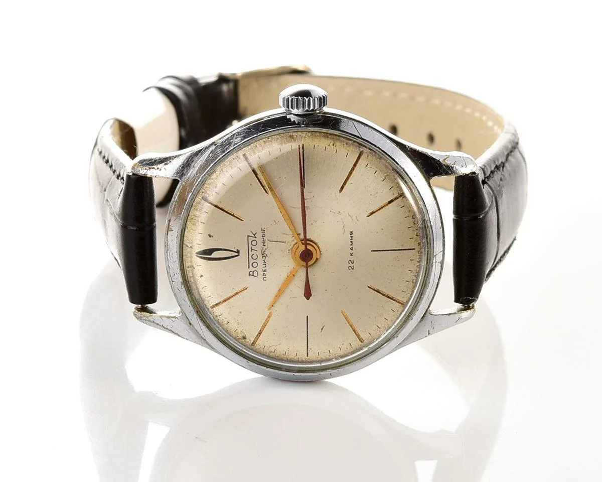 Original Soviet Wostok (Vostok) mechanical wrist watch from 1958, early domestic version!