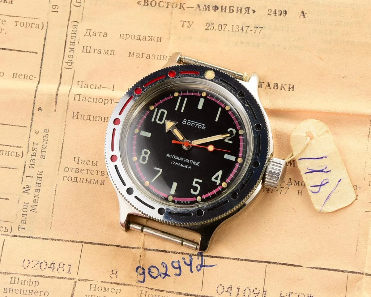 TIME CAPSULE: Mechanical watch Vostok Amphibia – New Old Stock (NOS)!