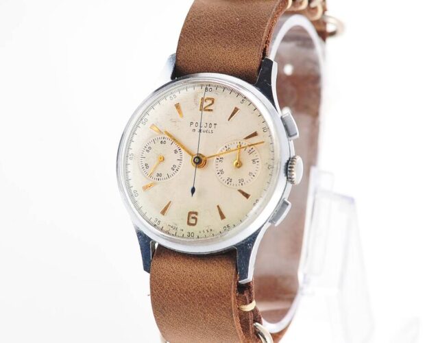 RARE: POLJOT 3017 "Strela" chronograph mechanical watch