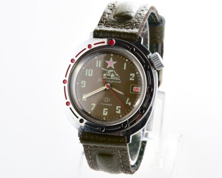 Vostok Komandirskie TANK mechanical watch limited series – “Zakaz MO CCCP”