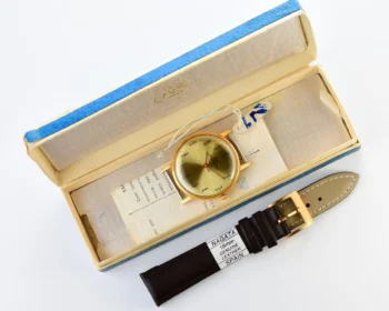 TIME CAPSULE: Luch Soviet gold-plated vintage wrist watch!